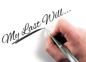 writing your will, wills, dying without a will